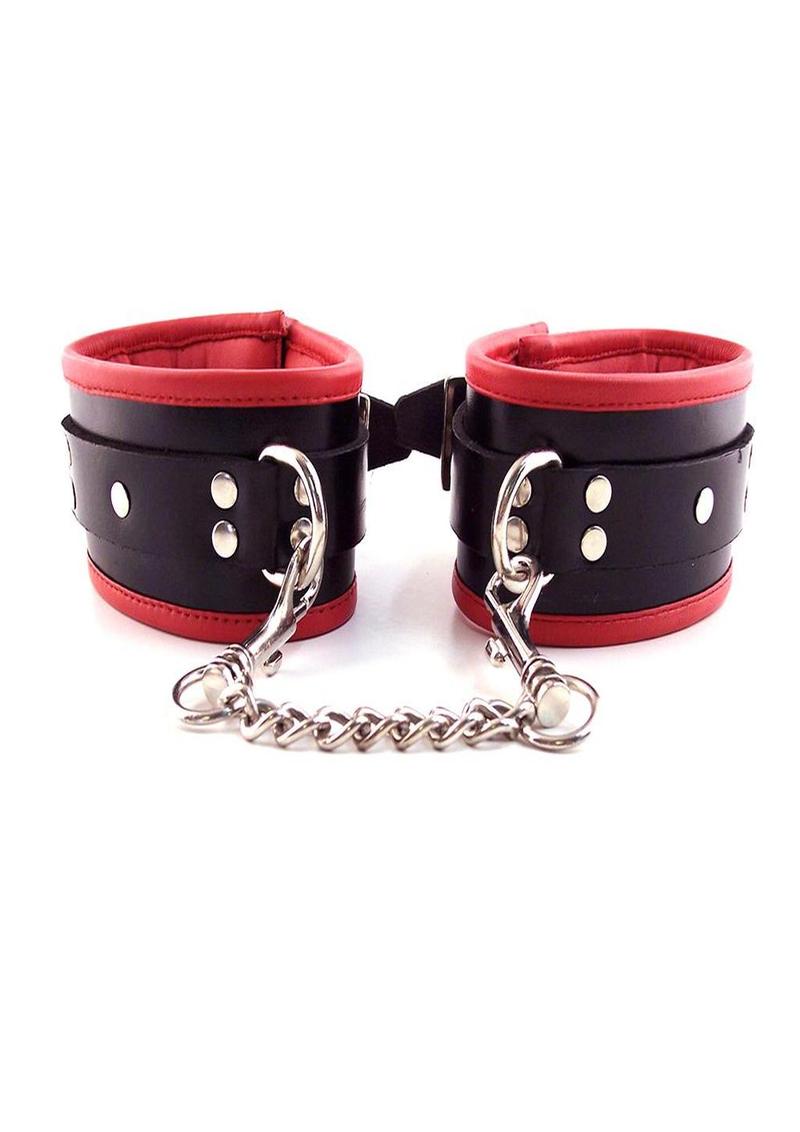 Rouge Padded Wrist Cuffs