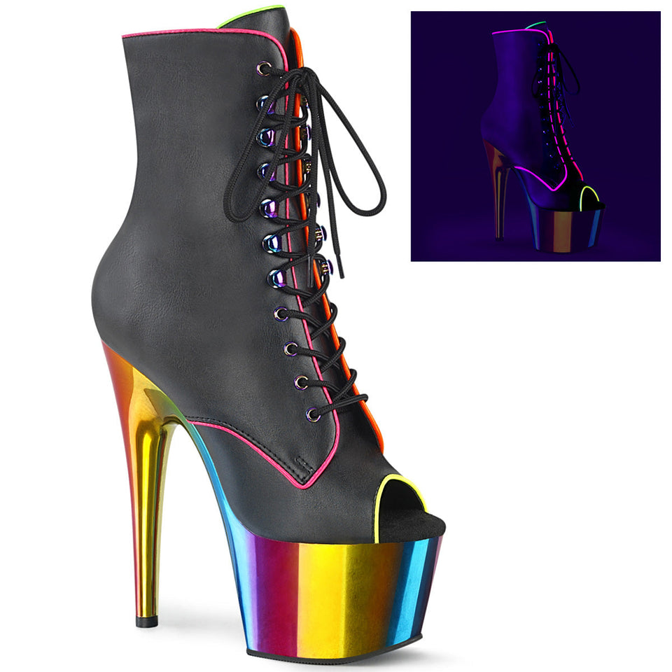 Pleaser Adore-1021RC-02 Rainbow Chrome